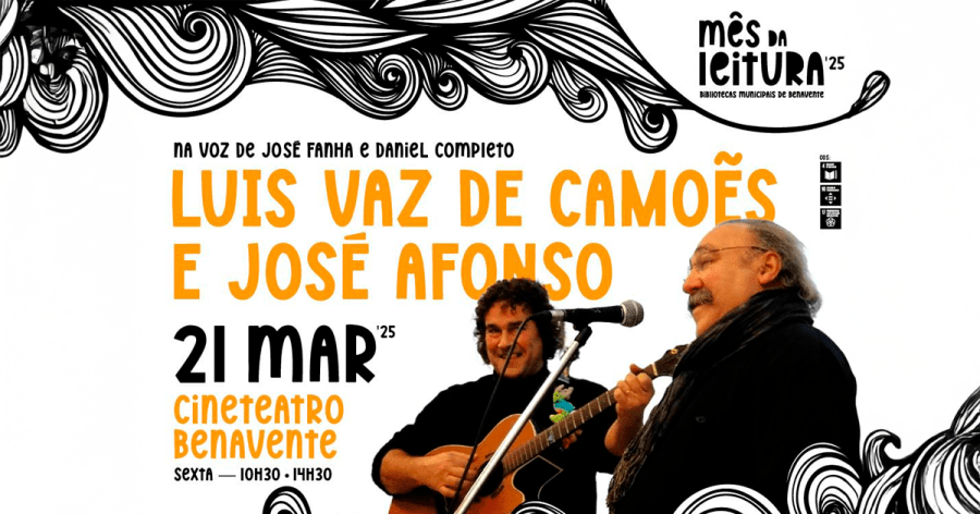 Luís Vaz de Camões e José Afonso na voz de José Fanha e Daniel Completo