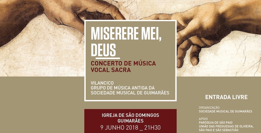 MISERERE MEI, DEUS - CONCERTO DE MÚSICA VOCAL SACRA