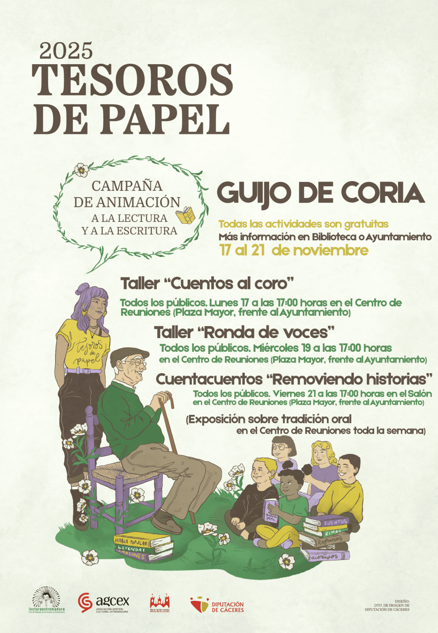 Tesoros de Papel llega a Guijo de Coria