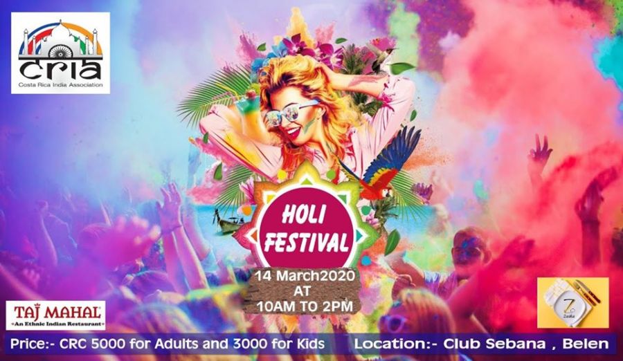 Festival de colores Holi. Gastronomía, música y danza