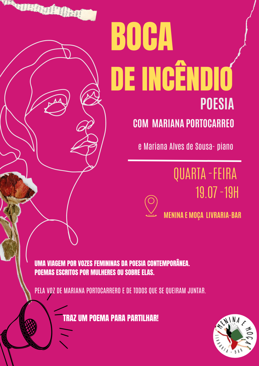 Boca de Incêndio-Sessão de Poesia com Mariana Portocarreo