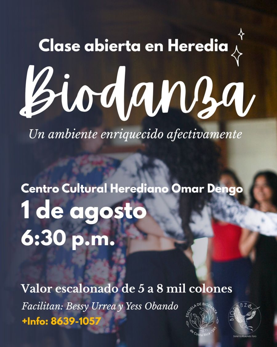 Clase abierta de Biodanza en Heredia