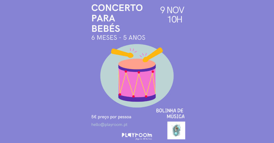 Concerto Bolinha de Música na Playroom 