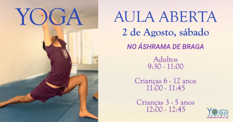Yoga - Aula Aberta no Áshrama de Braga