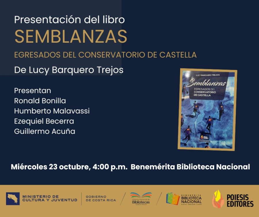 Presentación de libro. Semblanzas. Egresados del Conservatorio Castella, de Lucy Barquero