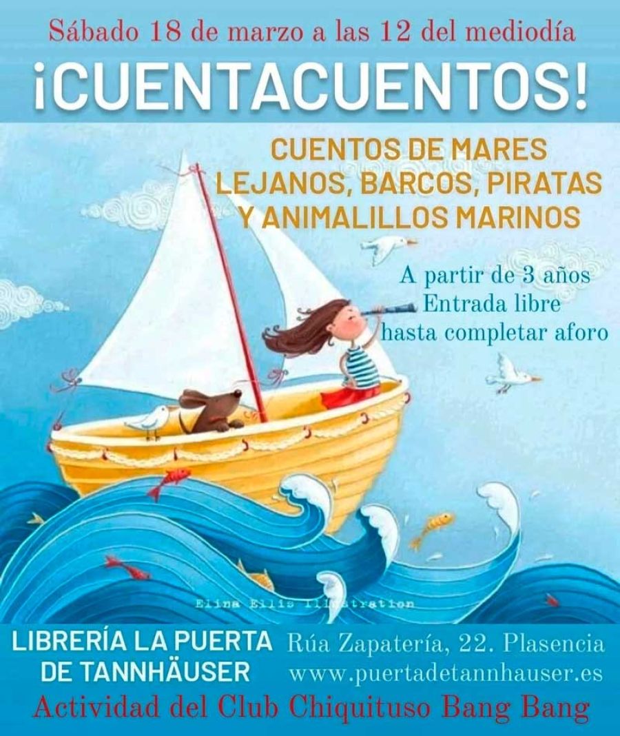 Cuentacuentos | HISTORIAS DEL MAR, ISLAS, PIRATAS Y ANIMALILLOS MARINOS