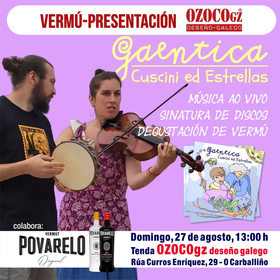 Vermú - presentación GAENTICA / Cuscini ed Estrellas