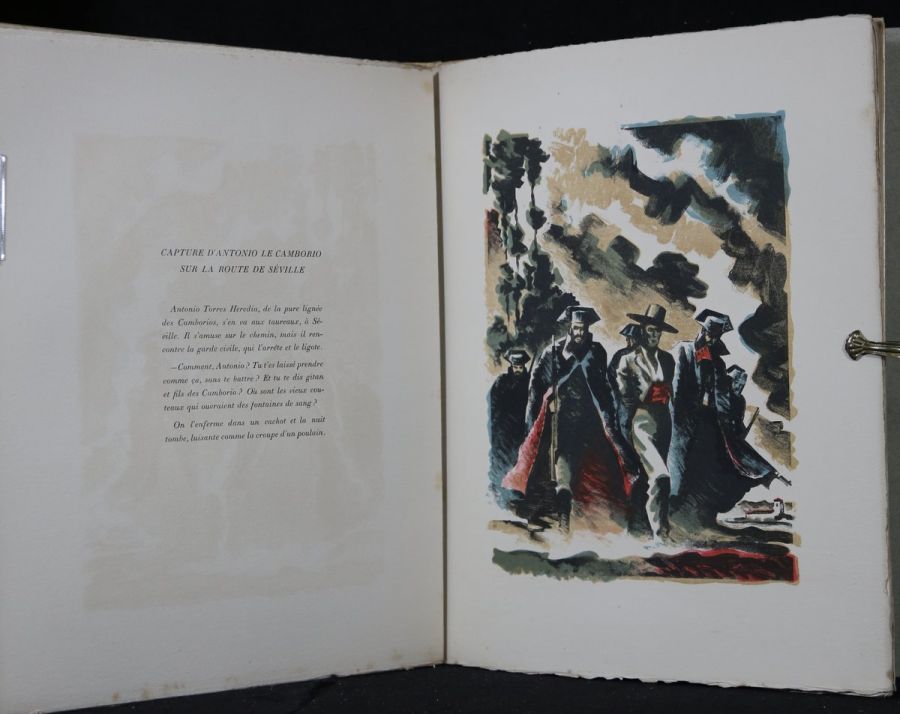 PRESENTACIÓN | Romancero gitano.14 Lithographies originales de Carles Fontseré (París, La nouvelle Édition, 1944) 