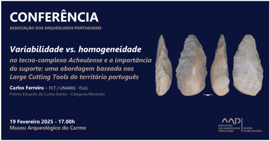 Conferência 19 de Fevereiro | Secção de Pré-História | AAP