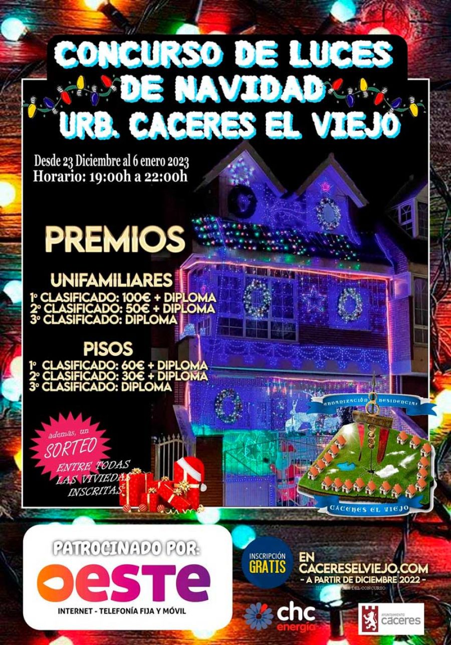Concurso de Luces de Navidad Urbanización Cáceres El Viejo