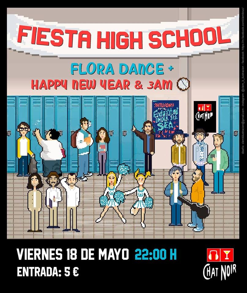 FIESTA HIGH SCHOOL || Flora Dance + Happy New Year & 3 AM || Sala Chat Noir 