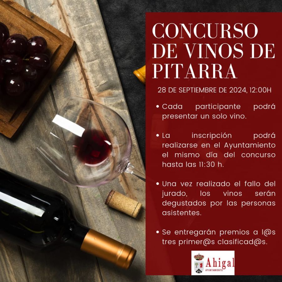 Concurso de vinos de pitarra