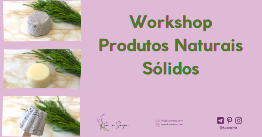 Workshop Produtos Naturais Sólidos