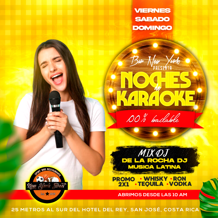 Viernes/Sabado y Domingo de Karaoke 