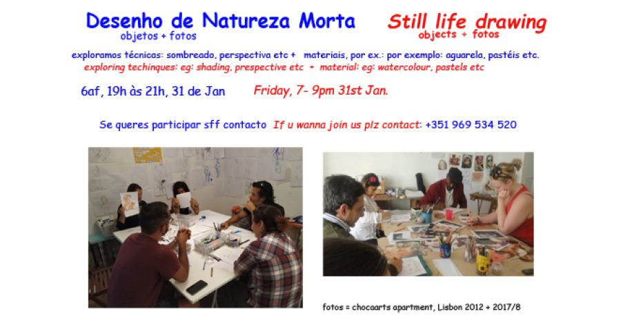 Desenho: Natureza Morta   Still life drawing
