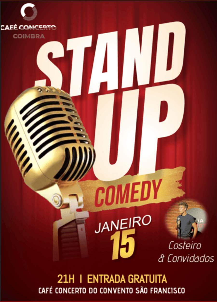 STANDUP COMEDY no Café Concerto