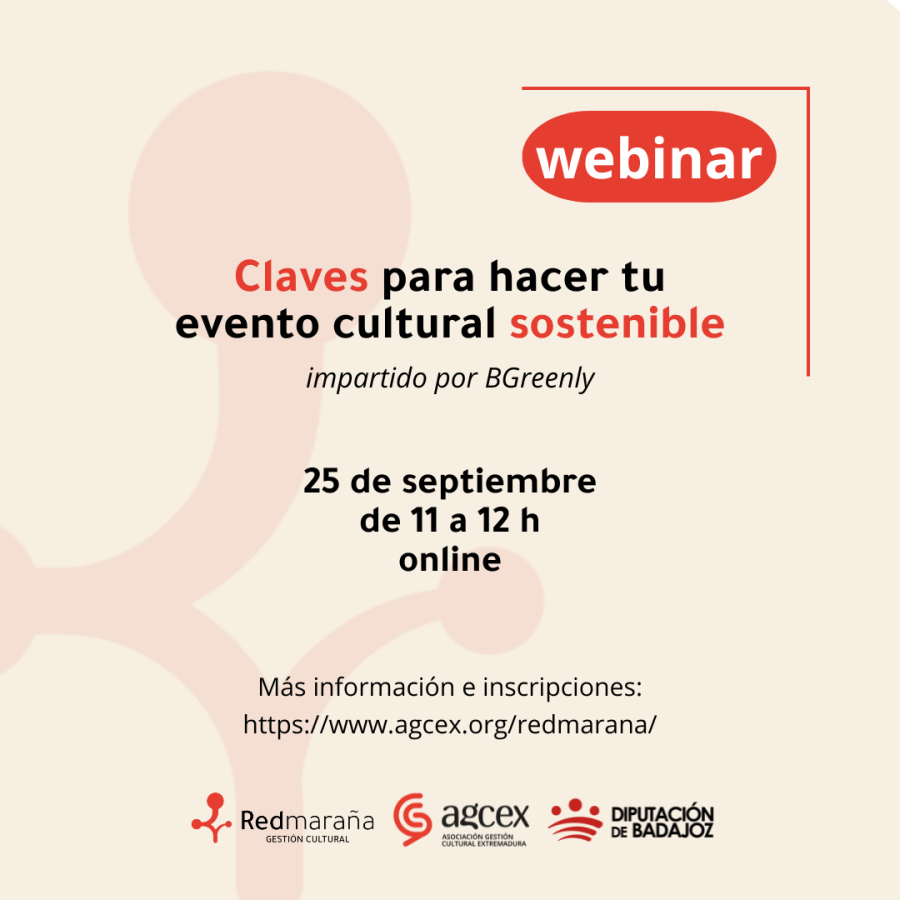 Webinar: Claves para hacer tu evento cultural sostenible