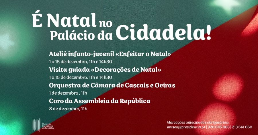 É Natal no Palácio da Cidadela de Cascais