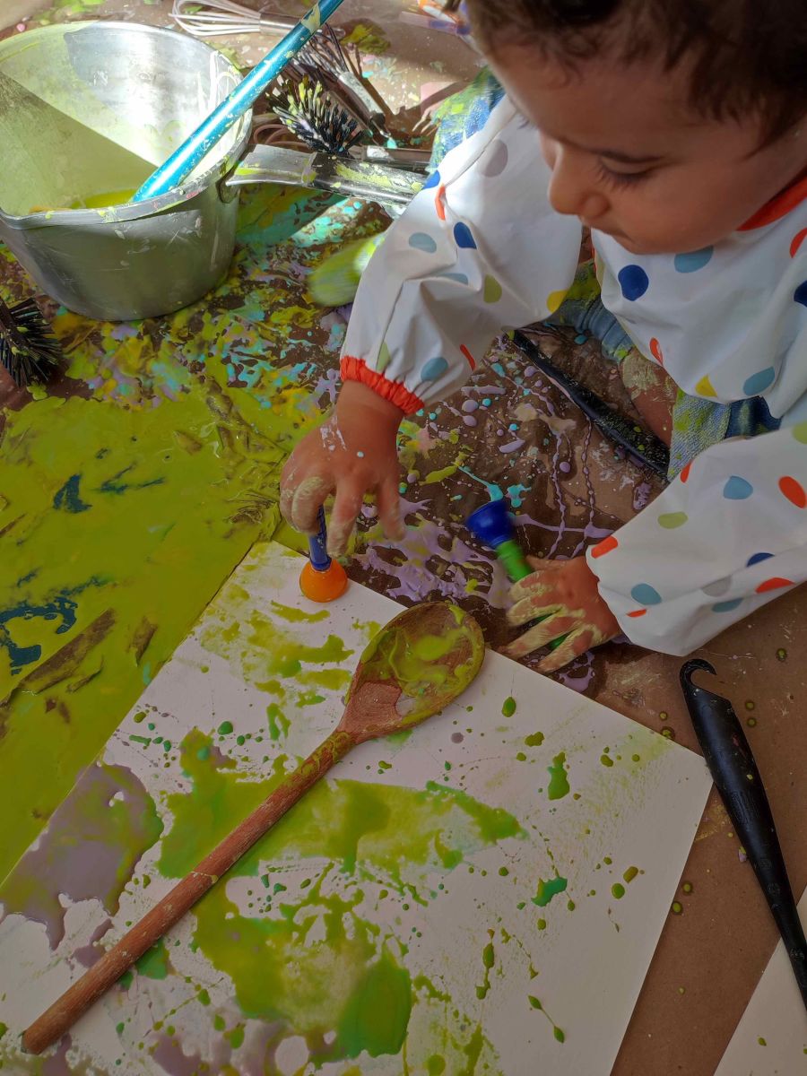 Experimentar Pintura_Oficina para Bebés