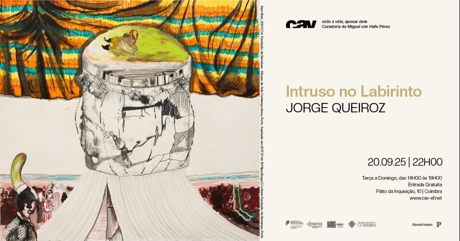 Inauguração da exposição INTRUSO NO LABIRINTO de Jorge Queiroz