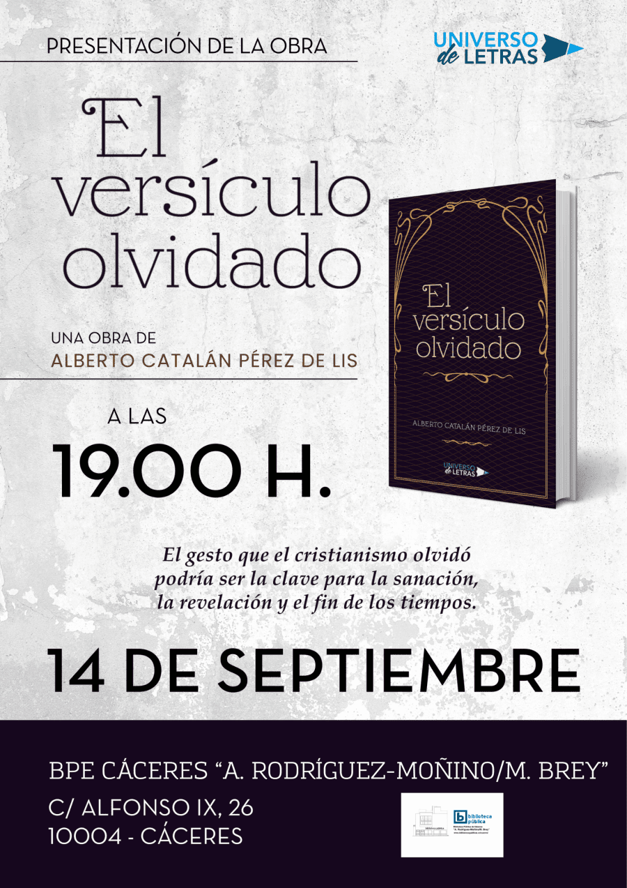 Presentación de «El versículo olvidado»
