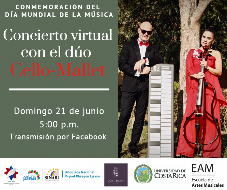 Concierto virtual con el Dúo Cello-Mallet