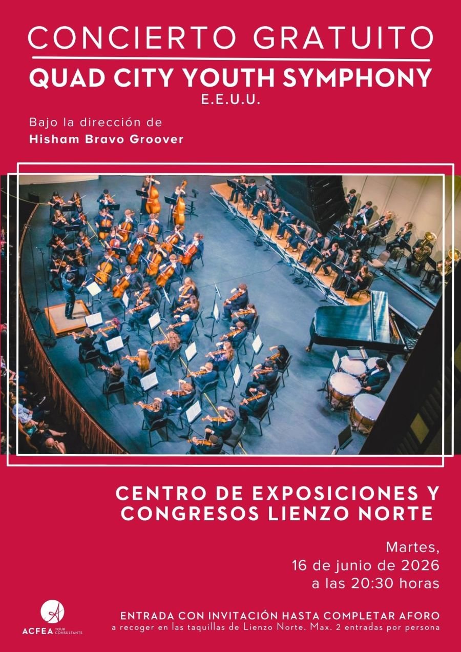 Concierto Gratuito | QUAD CITY YOUTH SYMPHONY ORCHESTRA | Ávila