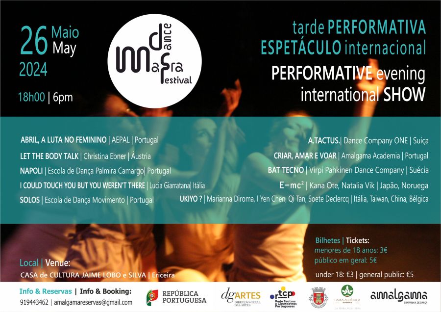 TARDE PERFORMATIVA  ESPECTÁCULO INTERNCIONAL / PERFORMATIVE EVENING INTERNATIONAL SHOW