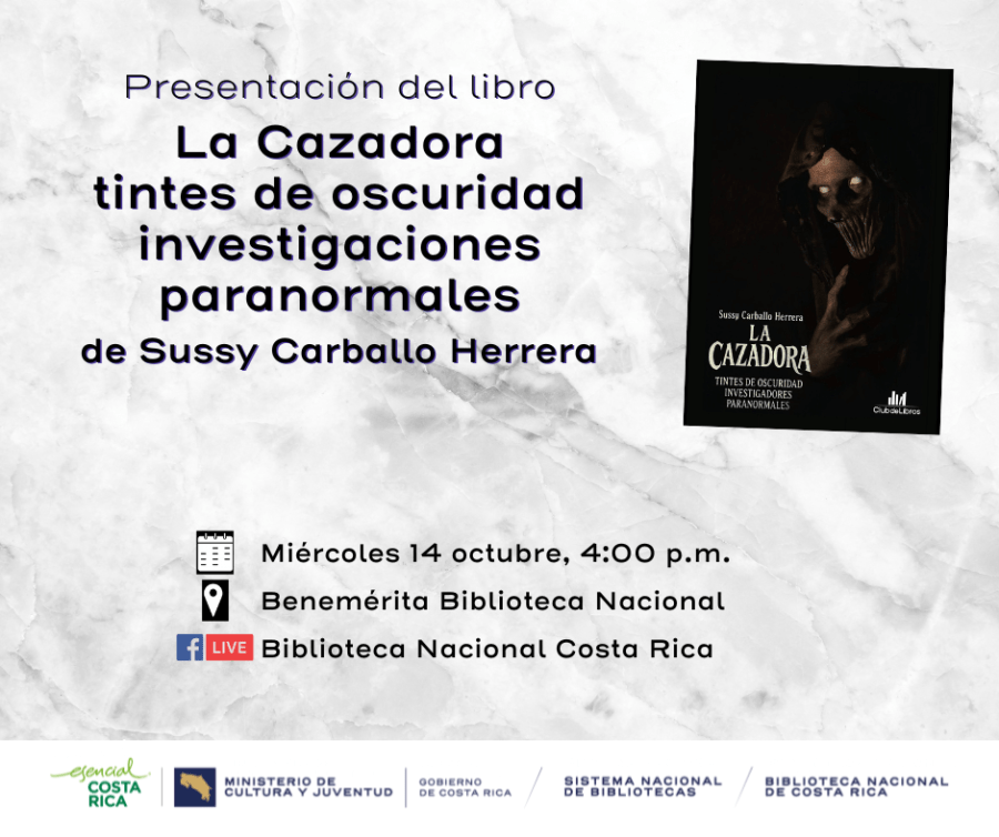 Presentación del libro 'La cazadora: Tintes de oscuridad. Investigaciones paranormales'
