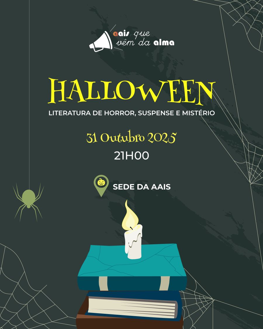 Clube de leitura 'HALLOWEEN - Literatura de Horror, Suspense e Mistério'