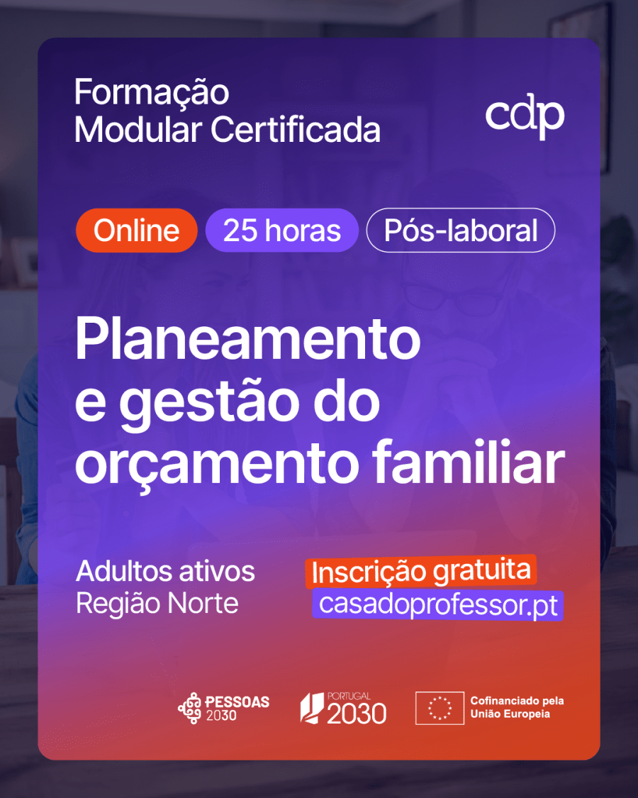 Formação gratuita: Planeamento e gestão do orçamento familiar