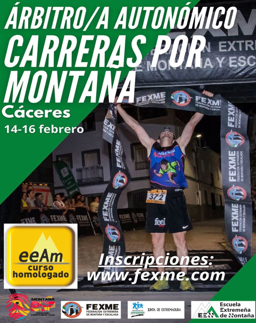 Curso de Árbitros/as Autonómicos de Carreras por Montaña (Homologado FEDME )