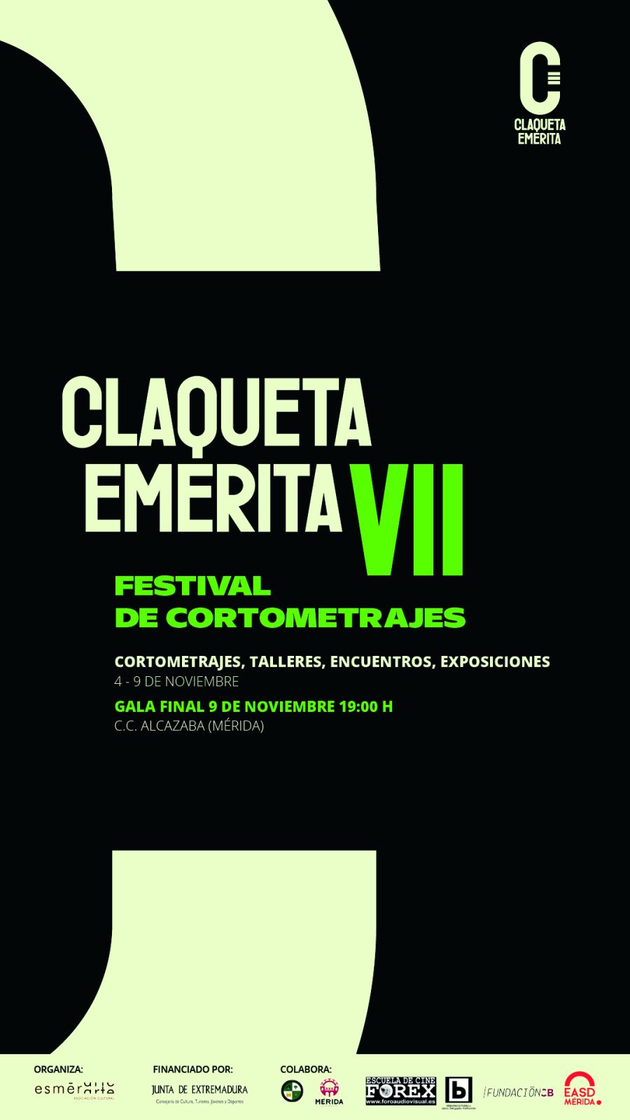 Claqueta Emérita VII: Gala de entrega de premios