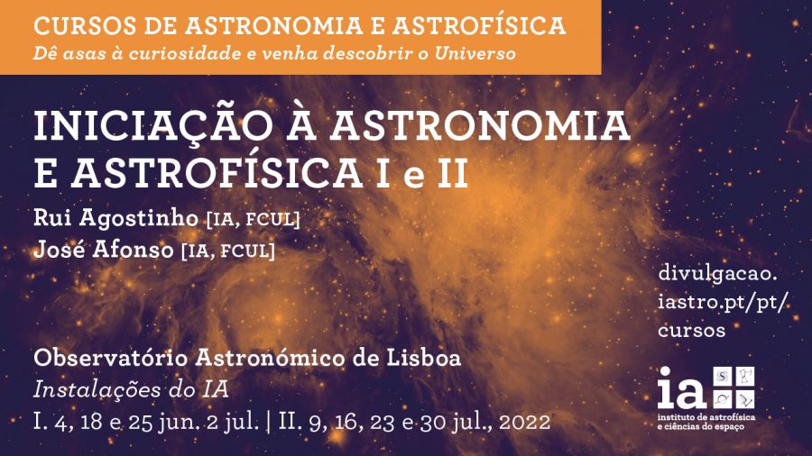 Curso Iniciação à Astronomia e Astrofísica I e II
