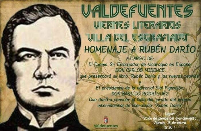 Viernes literarios 'Villa del Esgrafiado' || Homenaje a Rubén Darío || Valdefuentes