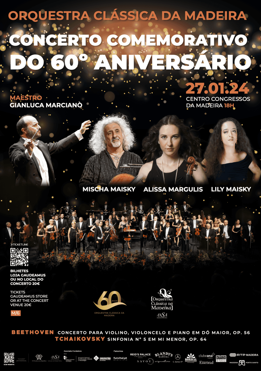 Concerto Comemorativo do 60º Aniversário da Orquestra Clássica da Madeira
