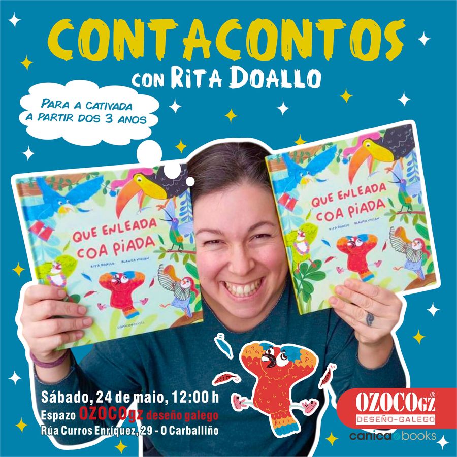CONTACONTOS de QUE ENLEADA COA PIADA con Rita Doallo