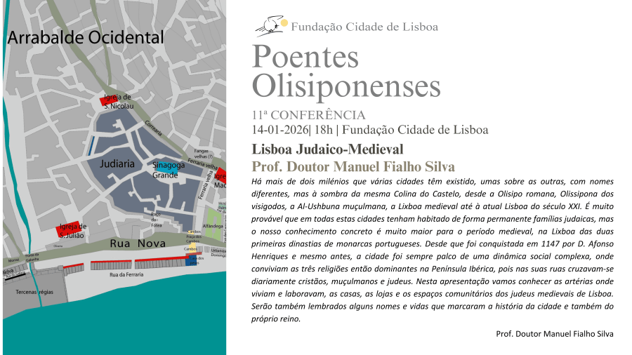 Ciclo Poentes Olisiponenses - Lisboa Judaico-Medieval