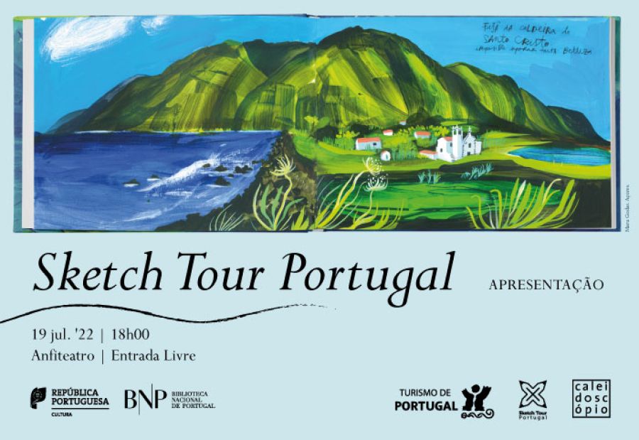 APRESENTAÇÃO do livro Sketch Tour Portugal  