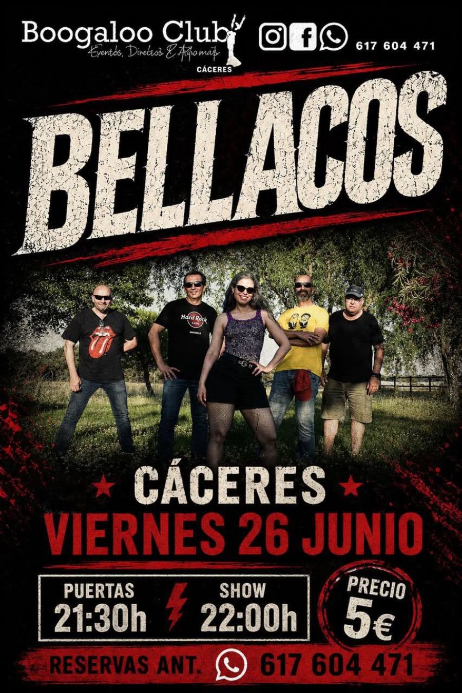 Bellacos en concierto