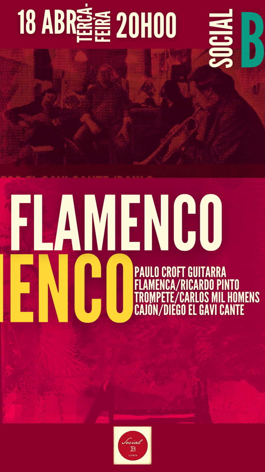 Terças-feiras de Flamenco no Social B , Lisboa