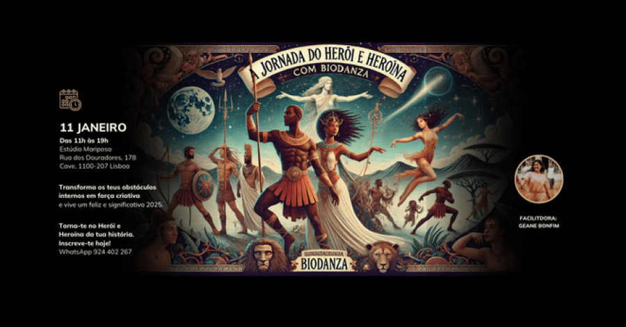 Workshop Vivencial 'A Jornada do Herói e Heroína' com Biodanza