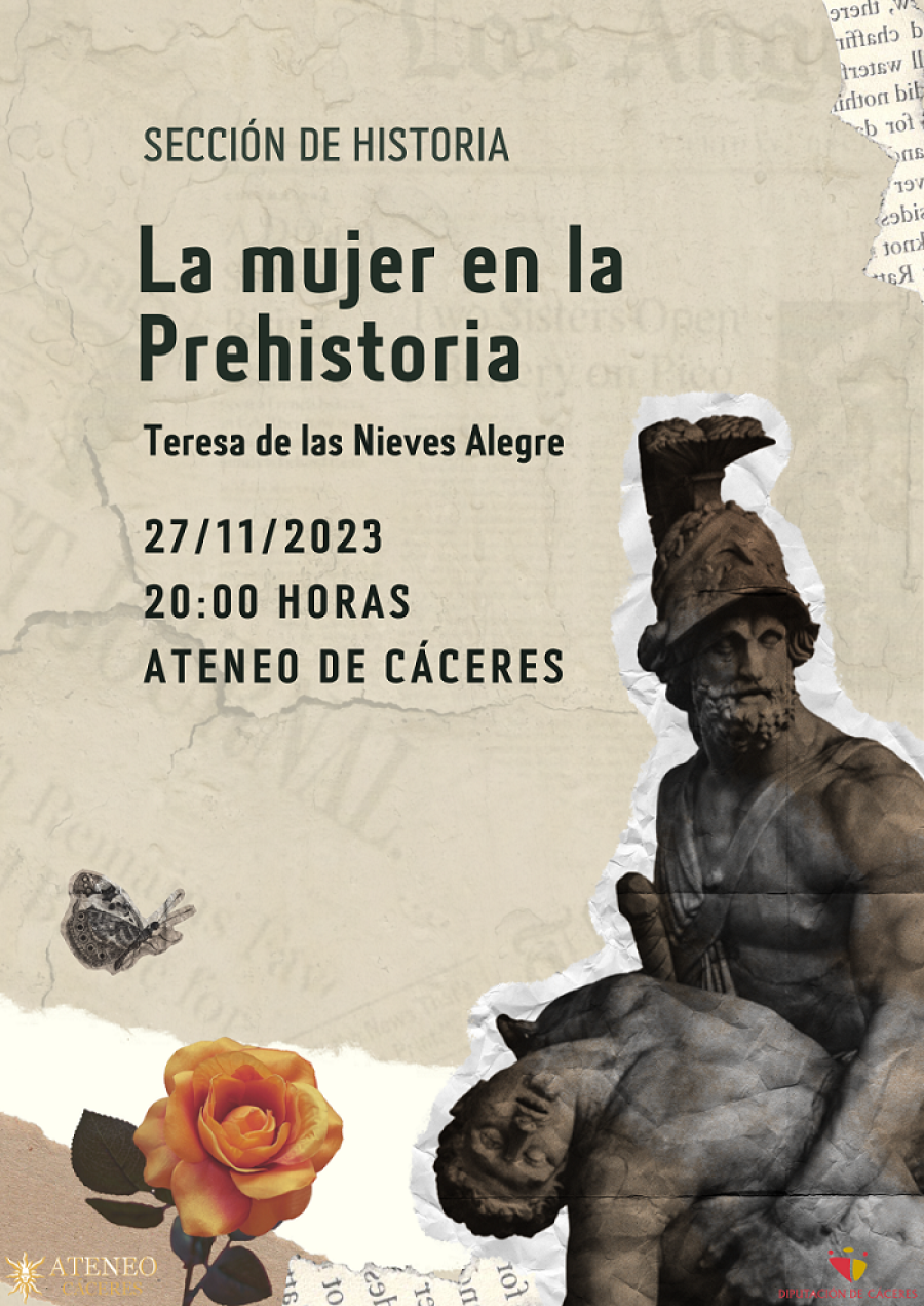 Sección de Historia - Conferencia 'La mujer en la Prehistoria' a cargo de Teresa de las Nieves Alegre