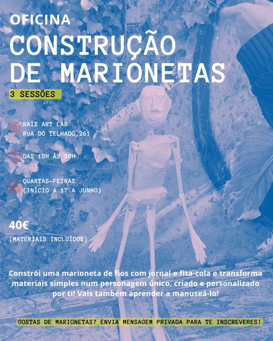 Oficina construção de marionetas