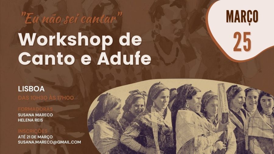 Workshop de Canto e Adufe, para mulheres
