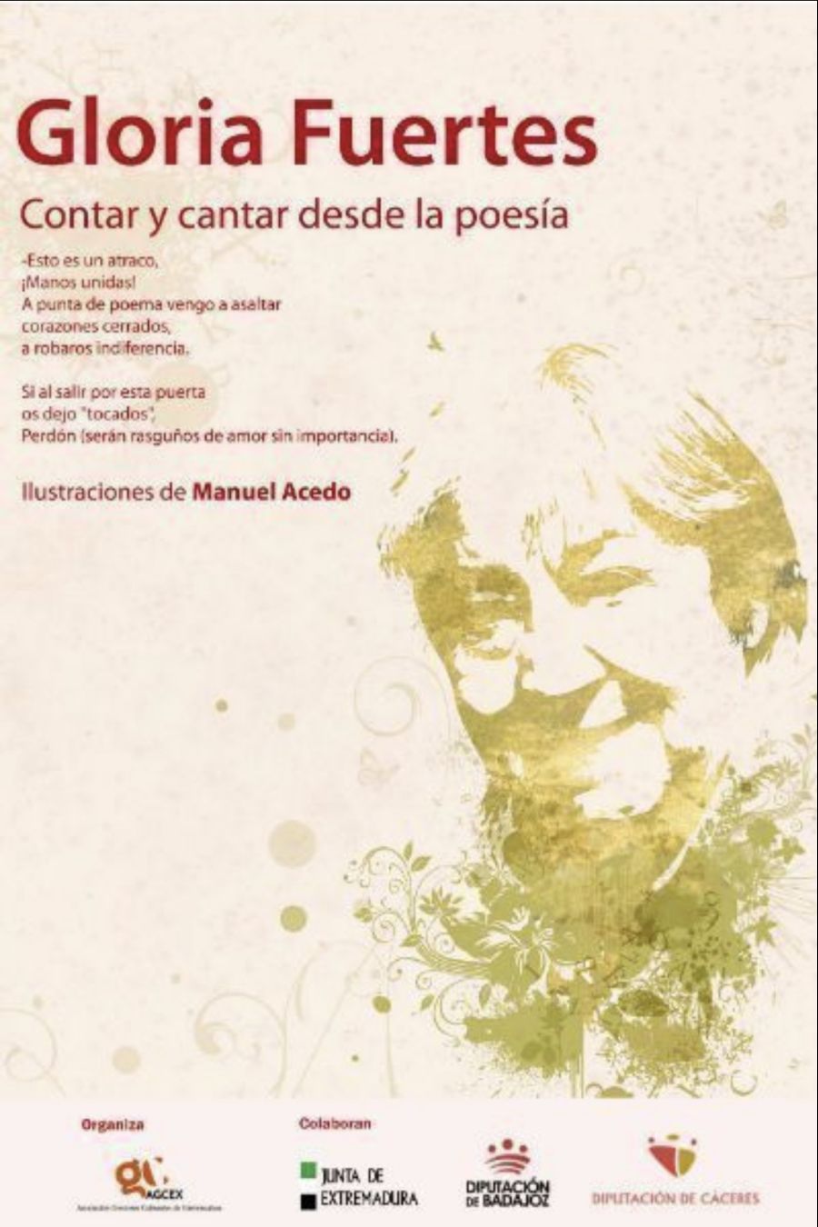 Exposición | GLORIA FUERTES. CONTAR Y CANTAR DESDE LA POESÍA (Mohedas de Granadilla)