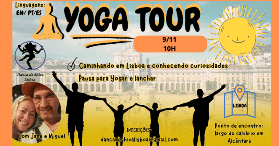 YOGA TOUR Caminhada - Yoga - Lanche