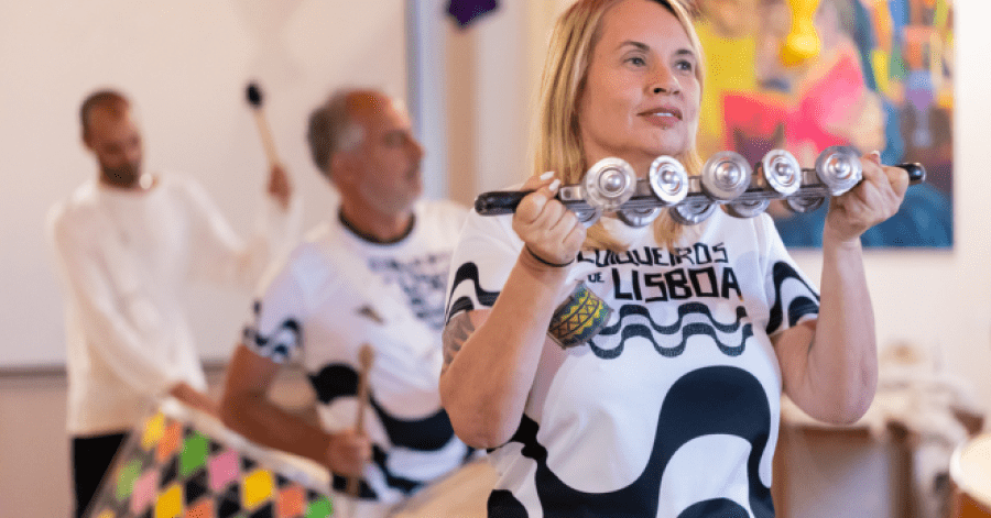 Aula de percussão e cuíca - SEGUNDA BADERNA