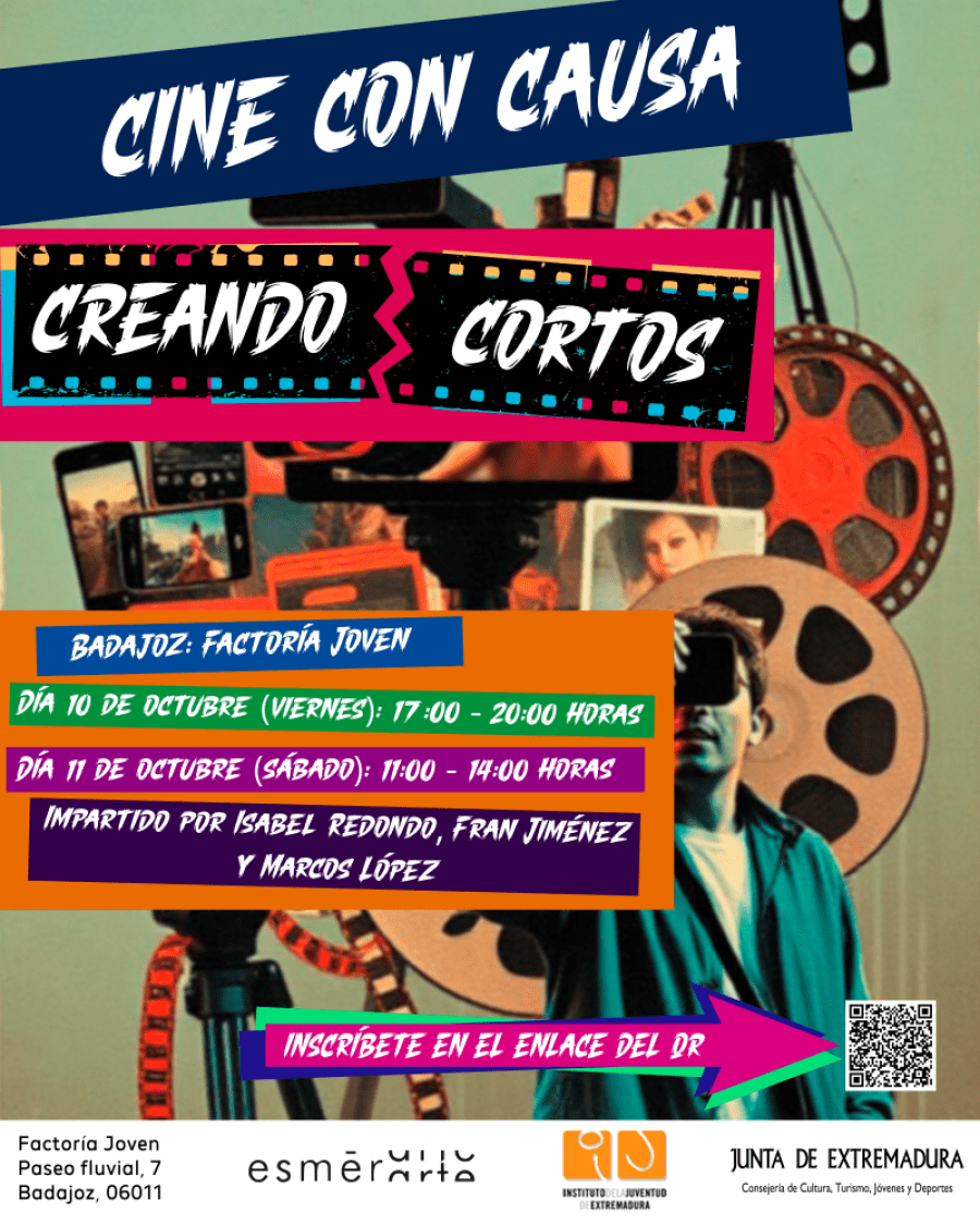 Taller de cine para jóvenes en Badajoz 'Cine con causa'