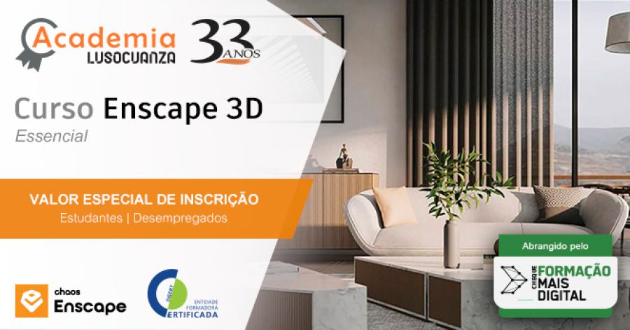 Academia Luso Cuanza - Curso Enscape 3D Essencial